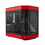 HYTE Y60 Midi Tower Gaming PC Case - Red / Black