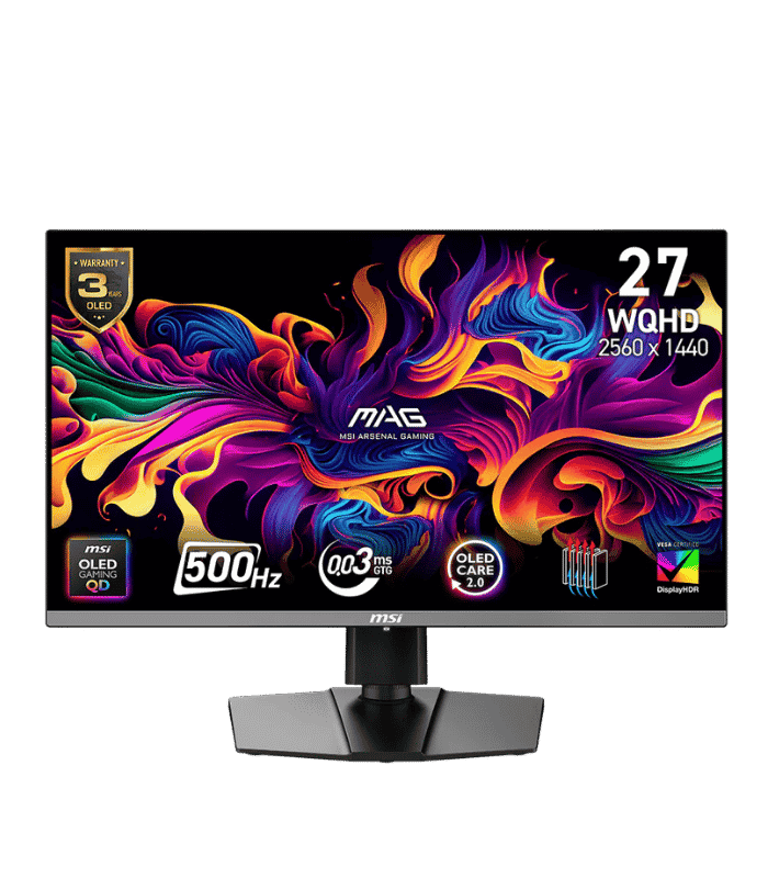 MSI MAG 272QP QD-OLED X50 26.5" 500Hz 1440p Gaming Monitor