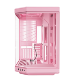 HYTE Y70 Milk Pink Mid-Tower PC Case Panoramic Tempered Glass - Image 2