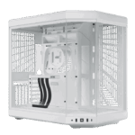 HYTE Y70 Snow White Mid-Tower PC Case Panoramic Tempered Glass