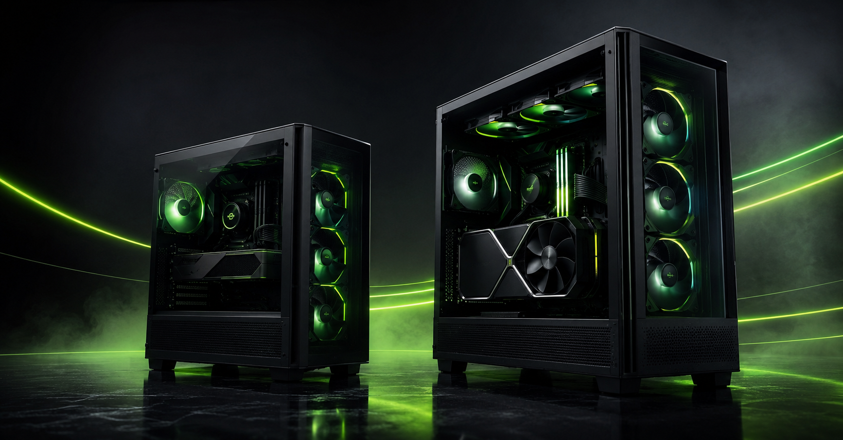House of Computers RTX 5060 and RTX 5070 gaming desktop PCs