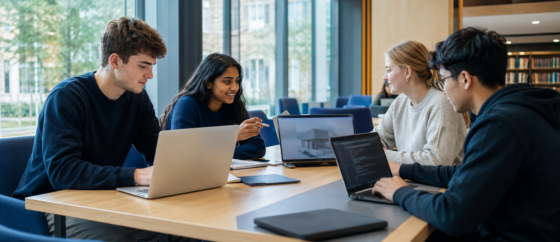 UK university students choosing laptops for different courses