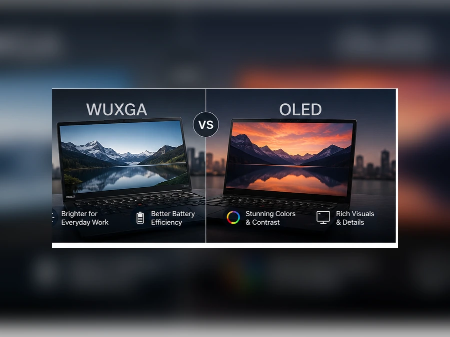 Lenovo ThinkPad X1 Carbon vs X1 2-in-1: Which Premium Business Laptop Should You Buy? 4 Lenovo ThinkPad X1 OLED and WUXGA display comparison