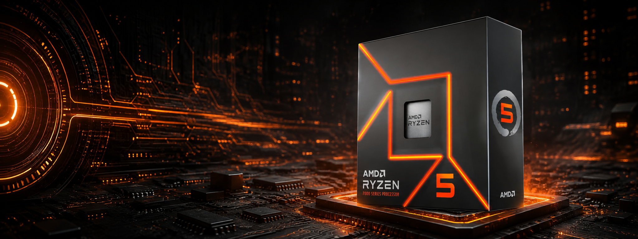 AMD Ryzen 5 7600X Processor 6 Core 4.7GHz AM5
