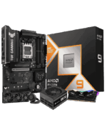 ASUS TUF B850-E, ARCTIC Freezer 360 AIO, Corsair RM750 750W 80+ Gold PSU, TeamGroup Delta 32GB DDR5 6000MHz RAM & Ryzen 9 9900X3D CPU
