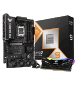 ASUS TUF B850-E, ARCTIC Freezer 360 AIO, TeamGroup Delta 32GB DDR5 6000MHz RAM & Ryzen 9 9900X3D CPU