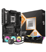Bundle Offer: ASUS TUF B850-E, Corsair 360mm AIO, TeamGroup 32GB DDR5 RAM & AMD Ryzen 9 9900X3D