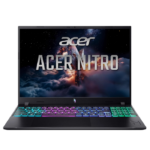 Acer Nitro V16, Intel Core 7-240H, 16" WUXGA IPS Display, 16GB RAM, 512GB SSD, Nvidia RTX 5060 Graphics, Windows 11, Black