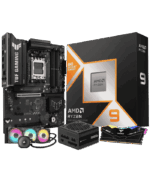 ASUS TUF B850-E, Corsair 360mm AIO, Corsair RM850e 850W ATX 3.1 80+ Gold PSU, TeamGroup 32GB DDR5 RAM & AMD Ryzen 9 9900X3D