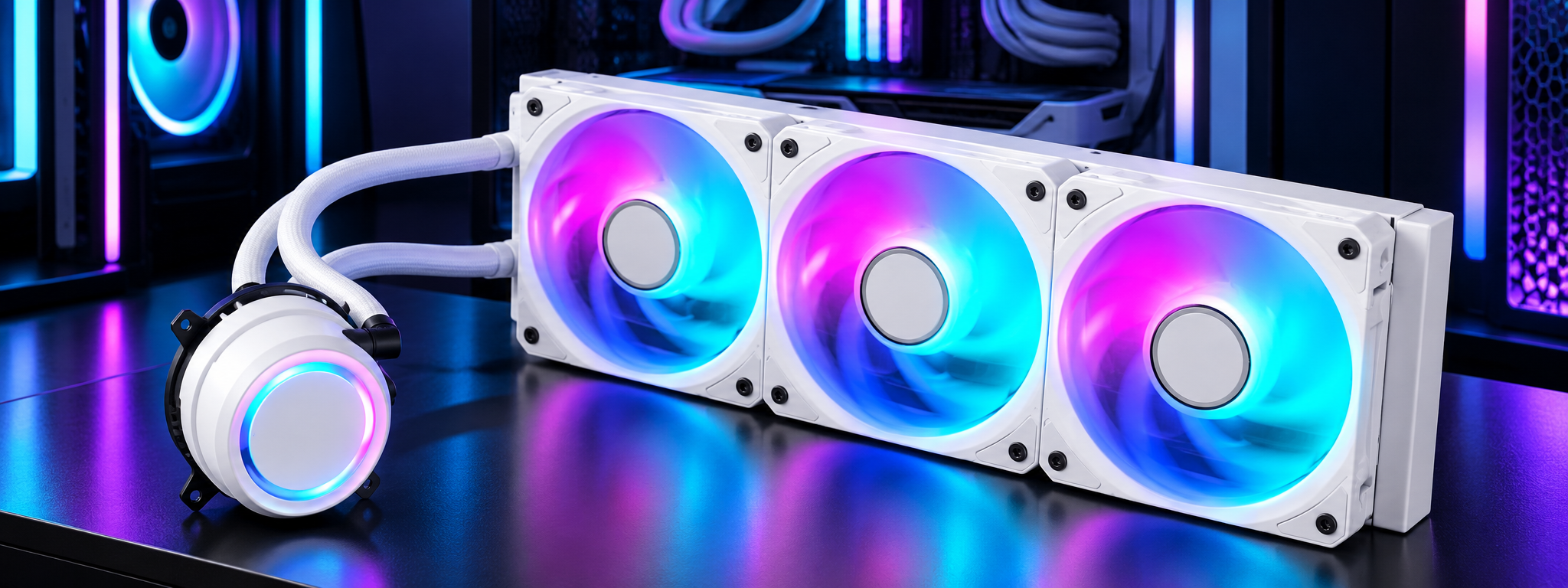 GIGABYTE AORUS WATERFORCE II 360 ICE ARGB Liquid CPU Cooler 1 GIGABYTE AORUS WATERFORCE II 360 ICE ARGB Liquid CPU Cooler 6