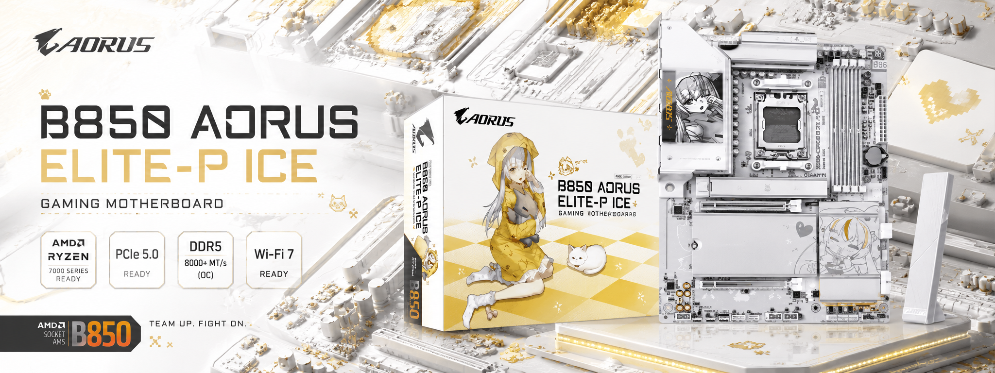 GIGABYTE B850 AORUS ELITE P ICE Motherboard