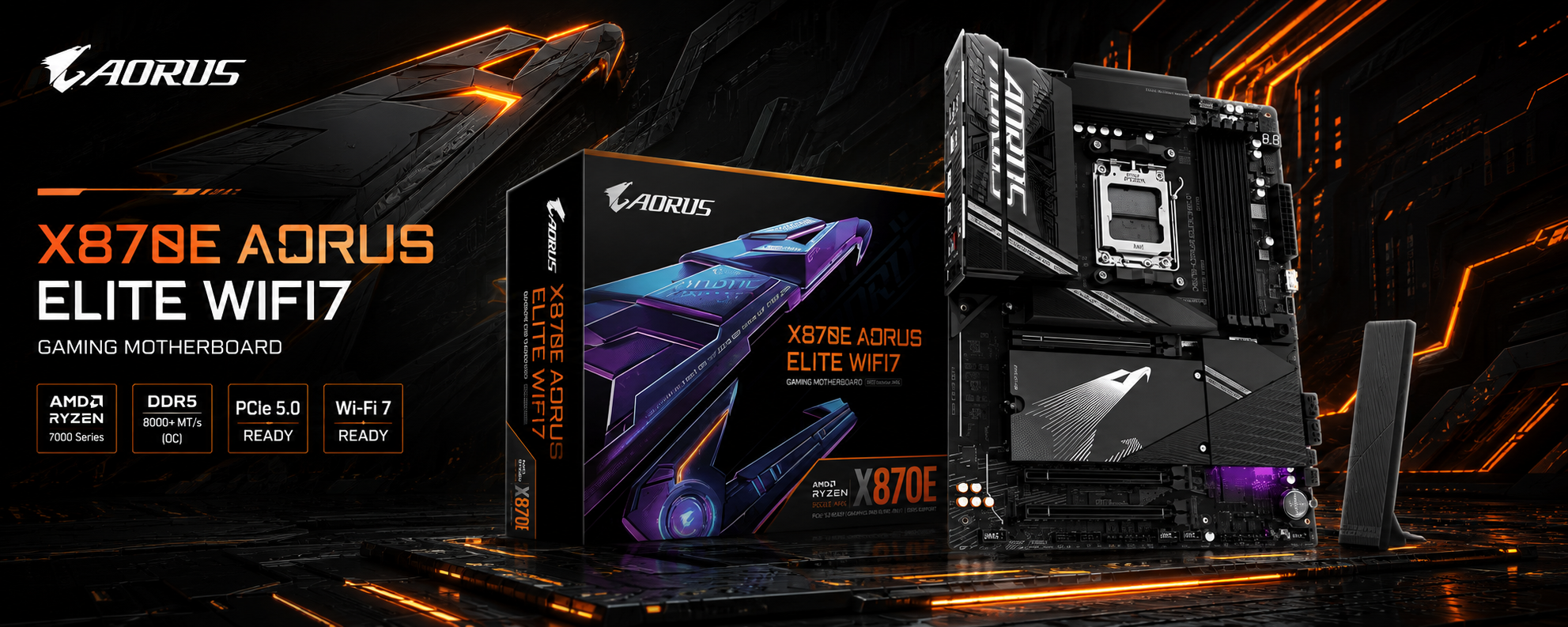 GIGABYTE X870 AORUS ELITE WIFI7 Motherboard