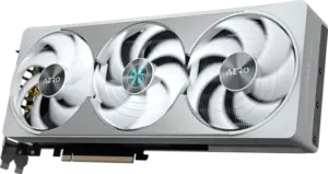 GIGABYTE GeForce RTX 5080 AERO OC SFF 16G white graphics card