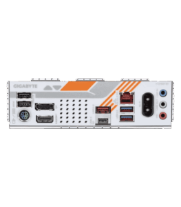 GIGABYTE B850M FORCE WIFI6E motherboard rear and internal connectivity