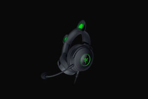 Razer Kraken Kitty V2 Pro Wired Gaming Headset Black 4 Razer Kraken Kitty V2 Pro with HyperClear cardioid microphone and comfortable ear cushions