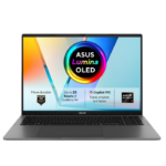 ASUS Vivobook S16, AMD Ryzen AI 7-445, 16" WUXGA OLED Display, 32GB RAM, 1TB SSD, AMD Radeon 840M Graphics, Windows 11 GRAY