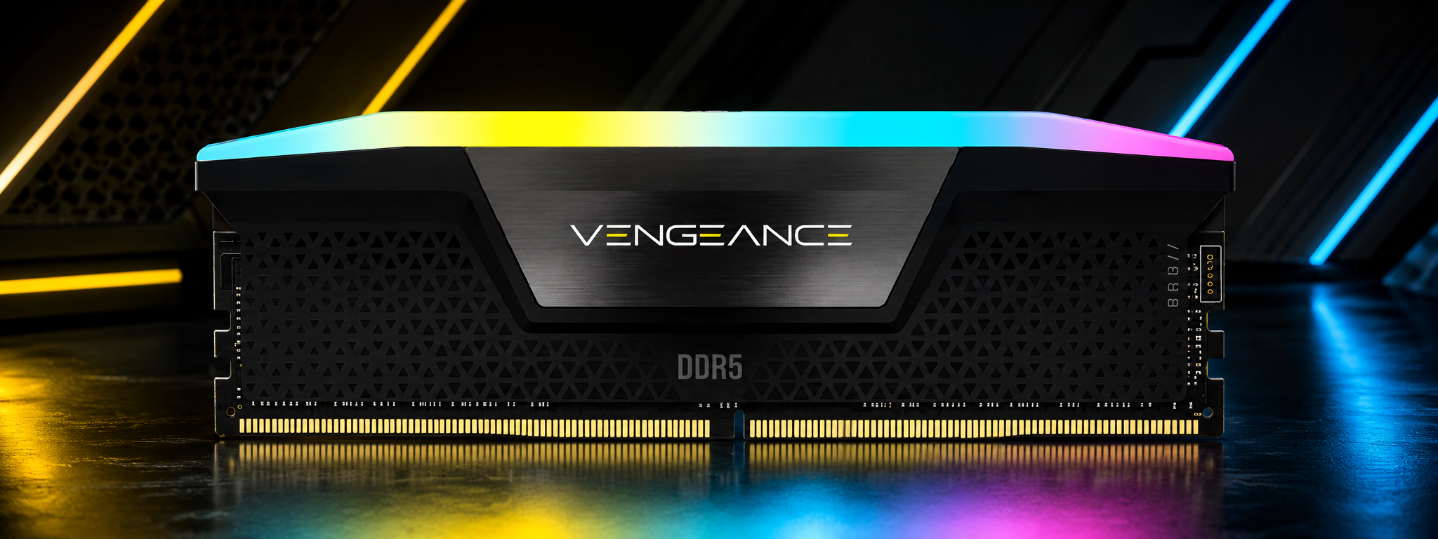 Corsair Vengeance RGB Grey 16GB 2x8GB 6000MTs DDR5 CL36 RAM Kit