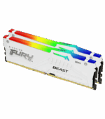 Kingston FURY Beast White RGB 64GB (2x32GB) 6000MT/s DDR5 CL36 EXPO RAM Kit