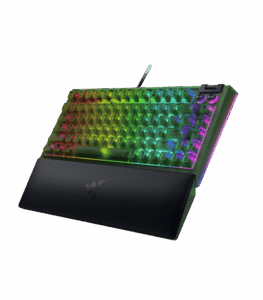 Razer BlackWidow V4 75 percent Black keyboard with 8000Hz polling and Chroma RGB