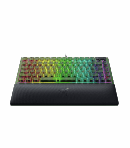 Razer BlackWidow V4 75 percent Black mechanical gaming keyboard with hot-swappable switches