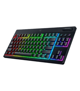 Razer BlackWidow V4 Tenkeyless Wireless Gaming Keyboard - Orange 3 Razer BlackWidow V4 HyperSpeed TKL keyboard with 2.4GHz Bluetooth and USB Type-C connectivity