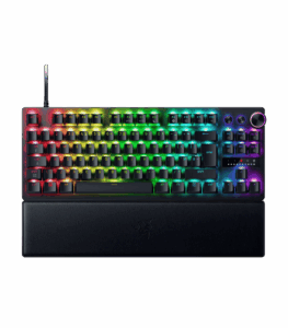 Razer Huntsman V3 Pro TKL Black analog optical gaming keyboard with compact tenkeyless layout