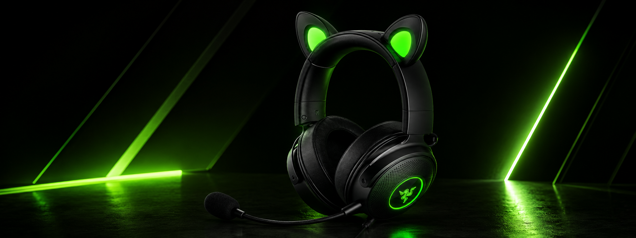 Razer Kraken Kitty V2 Pro Wired Gaming Headset Black 1 Razer Kraken Kitty V2 Pro Wired Gaming Headset Black