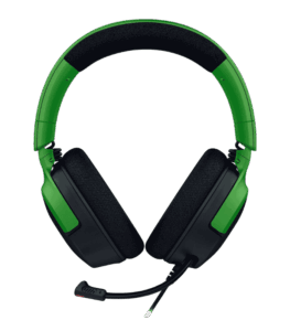Razer Kraken V4 X Minecraft Edition Wired Gaming Headset 4 Razer Kraken V4 X Minecraft Edition gaming headset with USB Type-C connectivity and earcup lighting