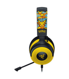Razer Kraken V4 X Pokémon Edition wired headset with USB Type-C USB Type-A and Chroma RGB lighting