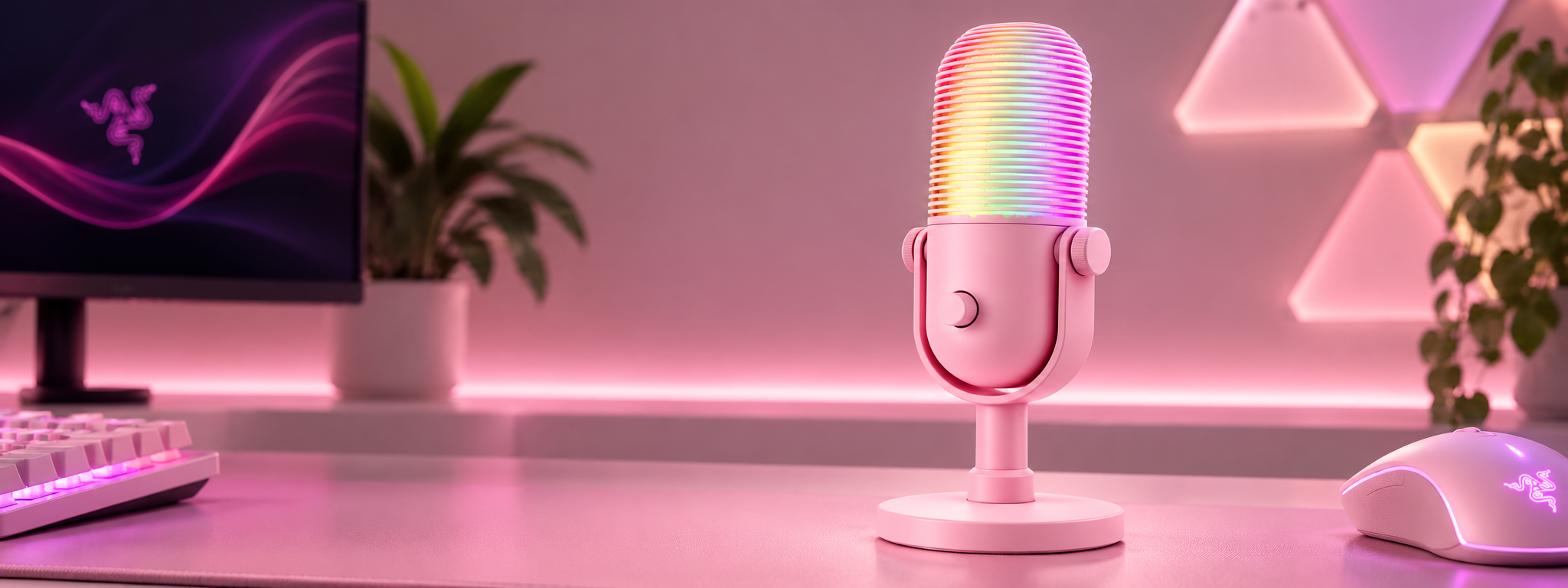 Razer Seiren V3 Chroma Quartz RGB Streaming Microphone 1 Razer Seiren V3 Chroma Quartz RGB Streaming Microphone