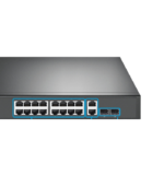 TP-Link TL-SG1218MP 18-Port Gigabit Rackmount PoE+ Switch – 16 PoE+ Ports – 250W PoE Budget – 2 SFP Combo Slots - Image 3