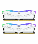 Team Group T-Force DELTA RGB White 32GB (2x16GB) 6400MHz DDR5 CL32 RAM Kit