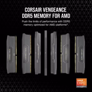 Corsair Vengeance DDR5 6000 memory with Intel XMP 3.0 and AMD EXPO support