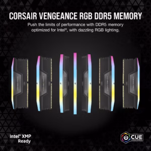 Corsair Vengeance RGB DDR5 6000MT/s CL36 memory with Intel XMP and AMD EXPO support