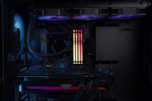 Kingston FURY Beast RGB 16GB (2x8GB) 5600MT/s DDR5 CL40 RAM Kit Black 4 Kingston FURY Beast RGB black DDR5 memory with customisable RGB lighting