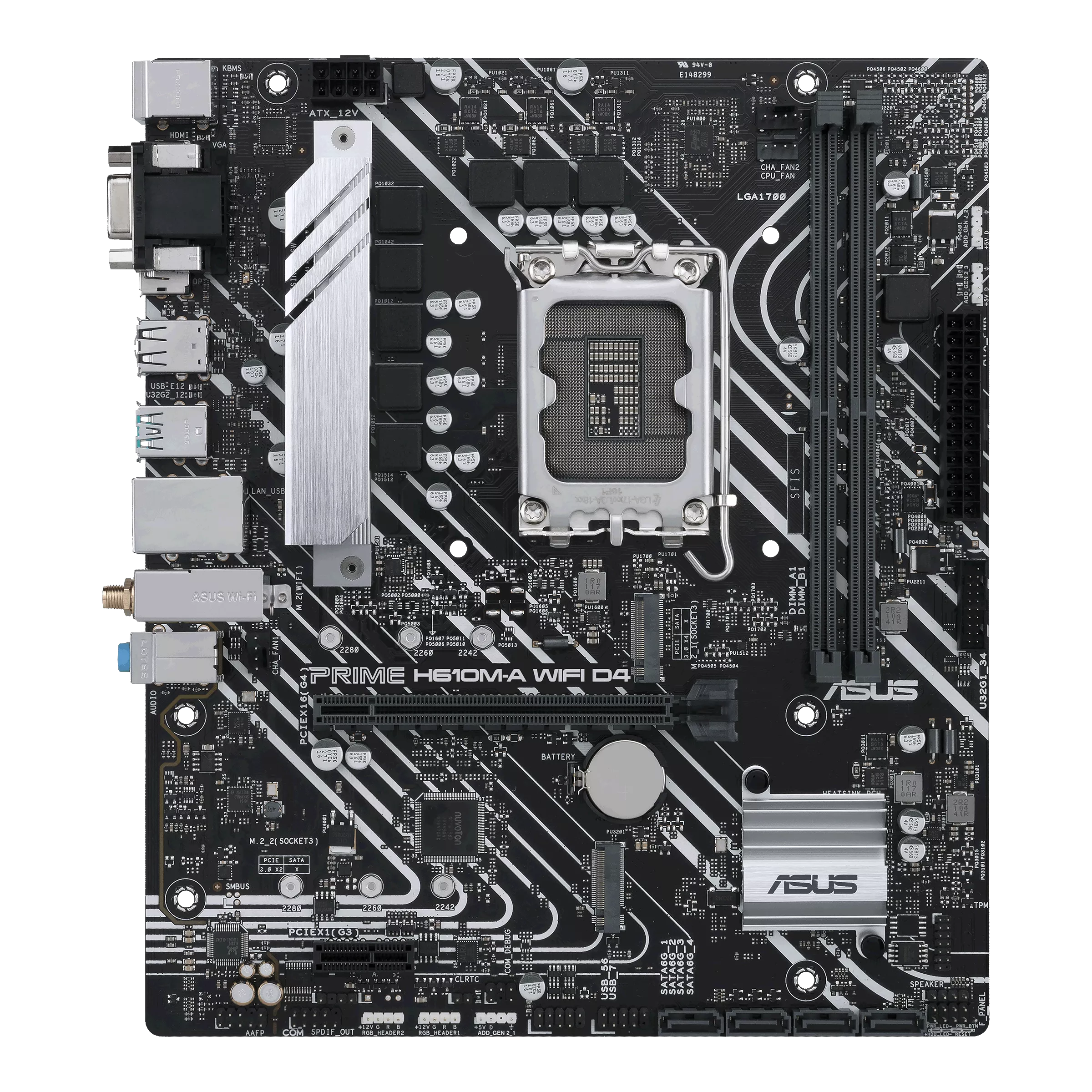 ASUS PRIME H610M-A WIFI D4 motherboard