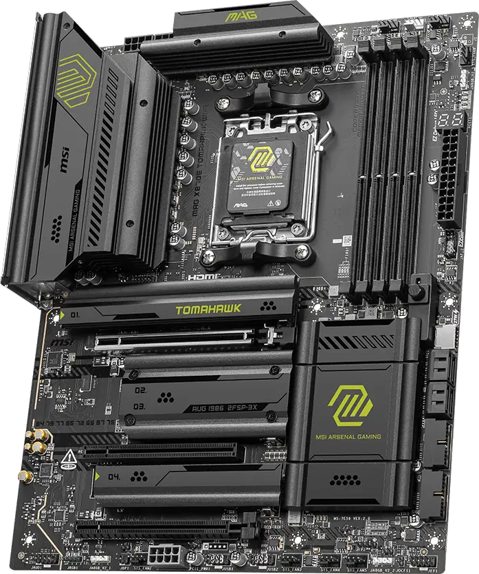 MSI MAG X870E TOMAHAWK WIFI motherboard